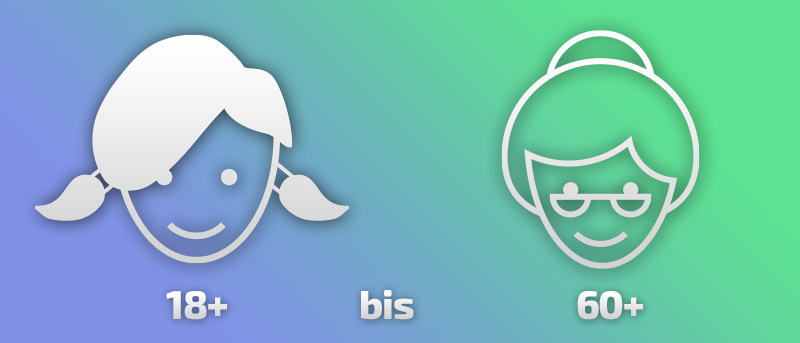 Frauen verschiedenen Alters